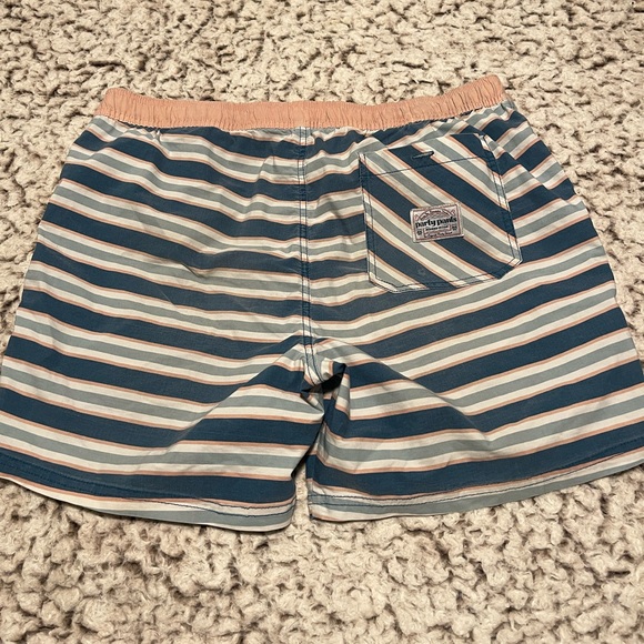 Part Pants Vintage swim shorts 5in inseam size large - Picture 2 of 4